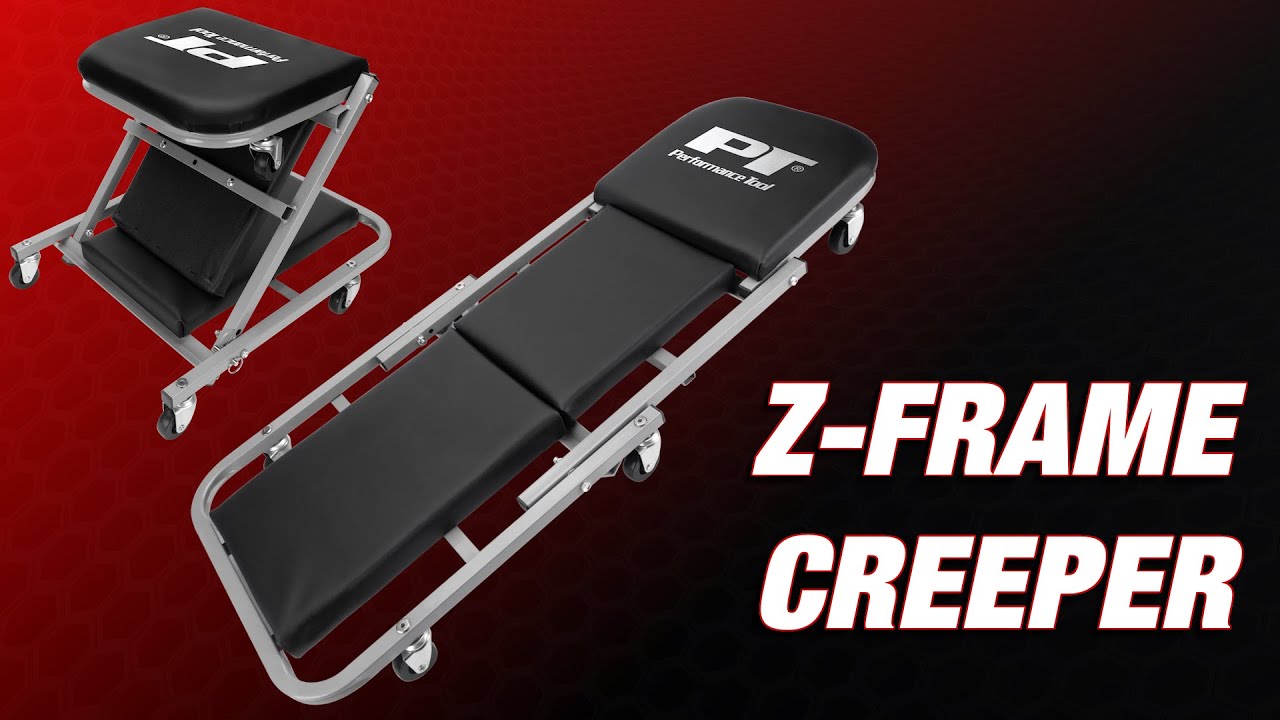 W85018 Z-Frame Creeper - The Ultimate 2-in-1 Transforming Creeper for Comfortable Automotive Work