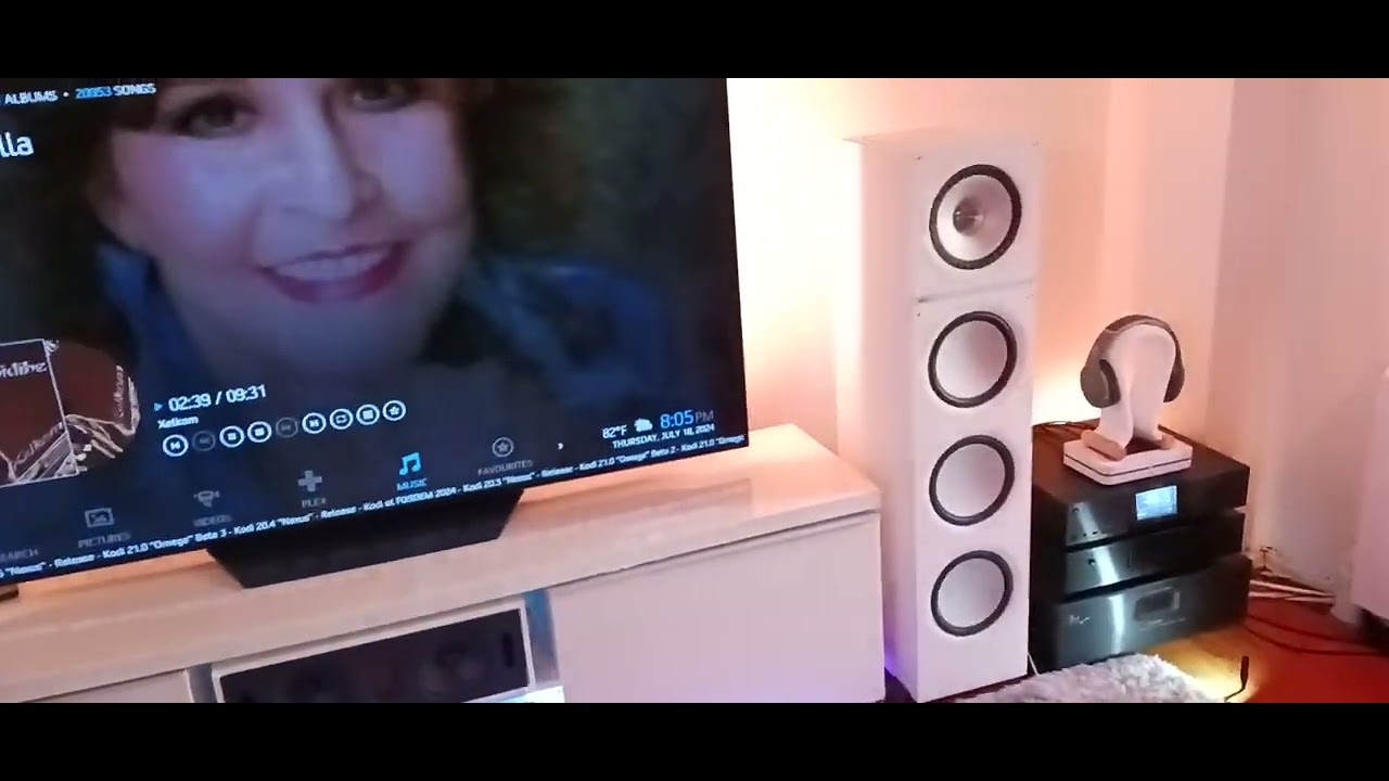 Kef Q900,  Classe Sigma MK1,  Sunfire Signature, Rotel rkb d8100,  Node2i, Behringer Deq 2490
