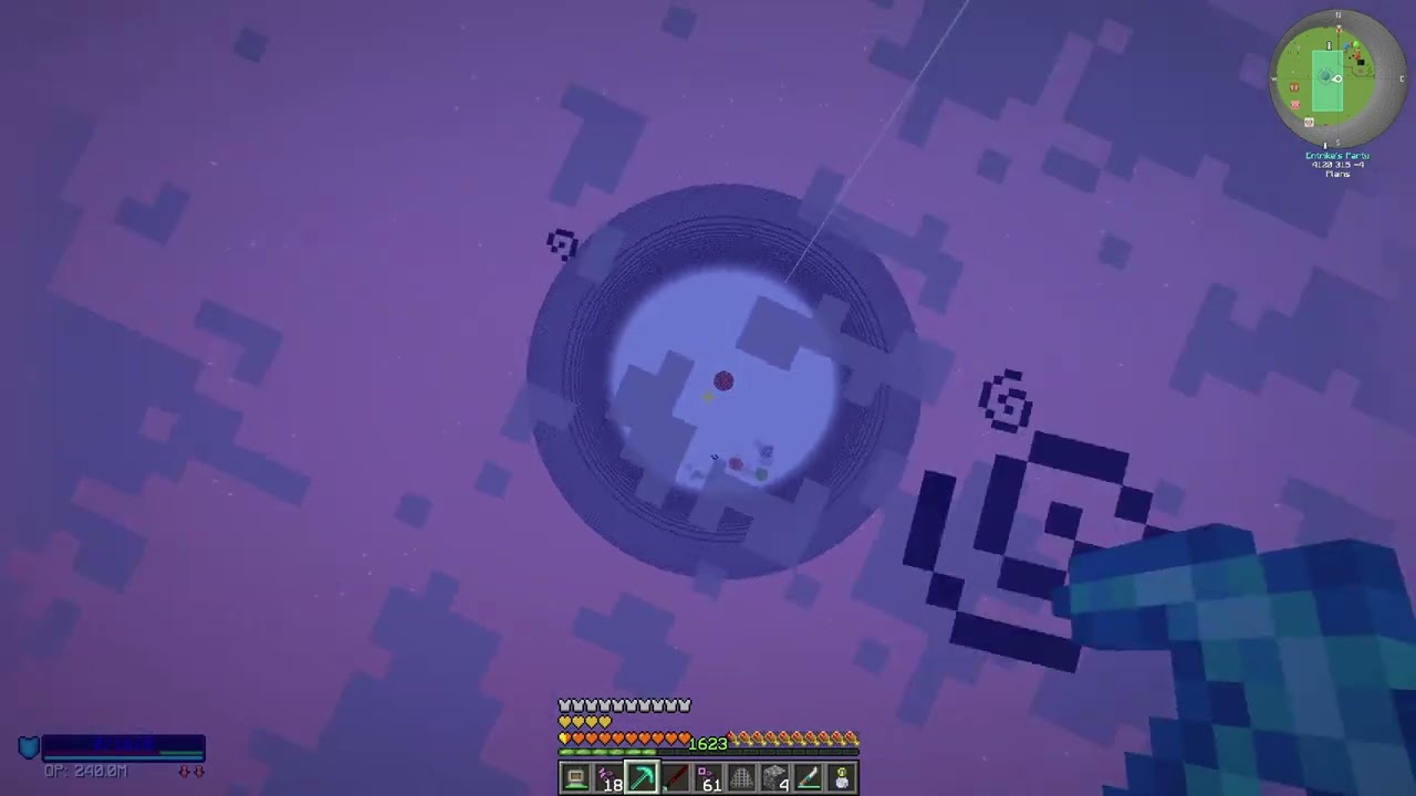 Nuclear Bleh working on the improbable probability device - Minecraft S1 EP48 - ATM9 To The Sky