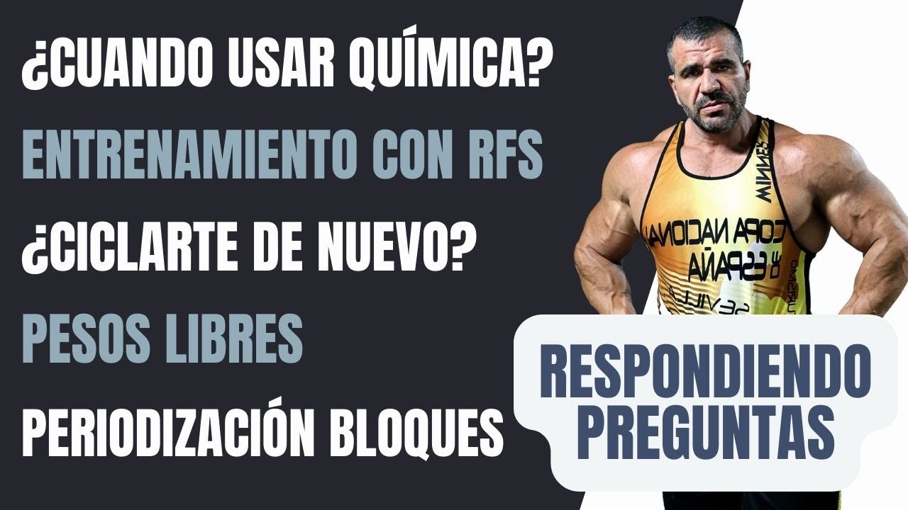 Preguntas sobre entrenamiento, química y suplementación
