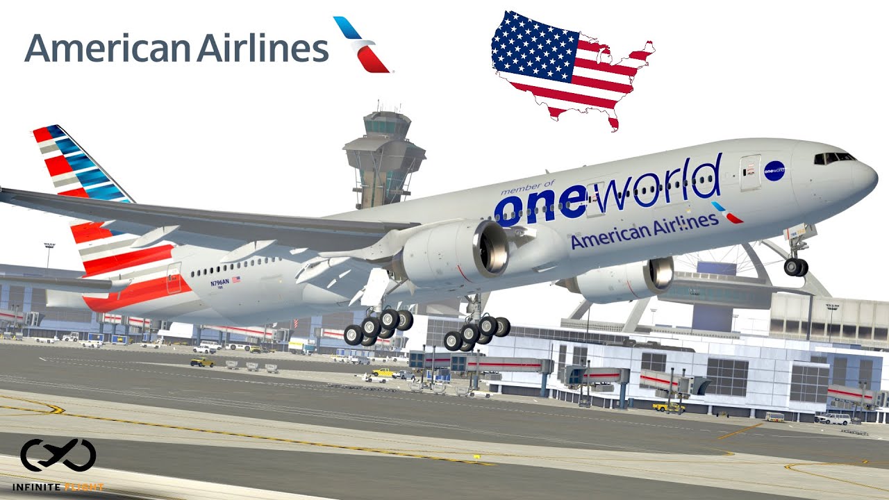 Infinite Flight: Los Angeles (LAX) to Orlando (MCO) | American Airlines | Boeing 777-200ER