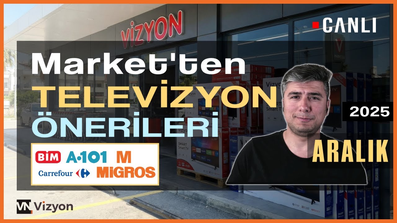 Market'ten Televizyon Önerileri BİM - ŞOK - A101 l 2025 ARALIK #onvo #strong #fobem #seg #toshiba