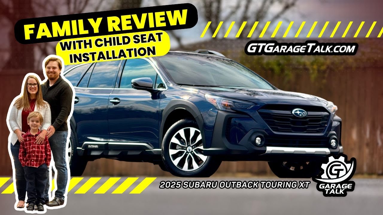 2025 Subaru Outback Touring XT // Family Review with Child Seat Installation