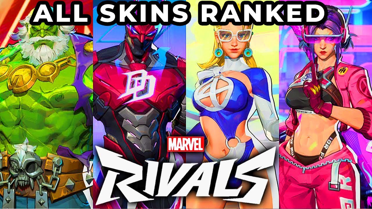 All Marvel Rivals Skins Ranked with Memes (Season 1 -  4)