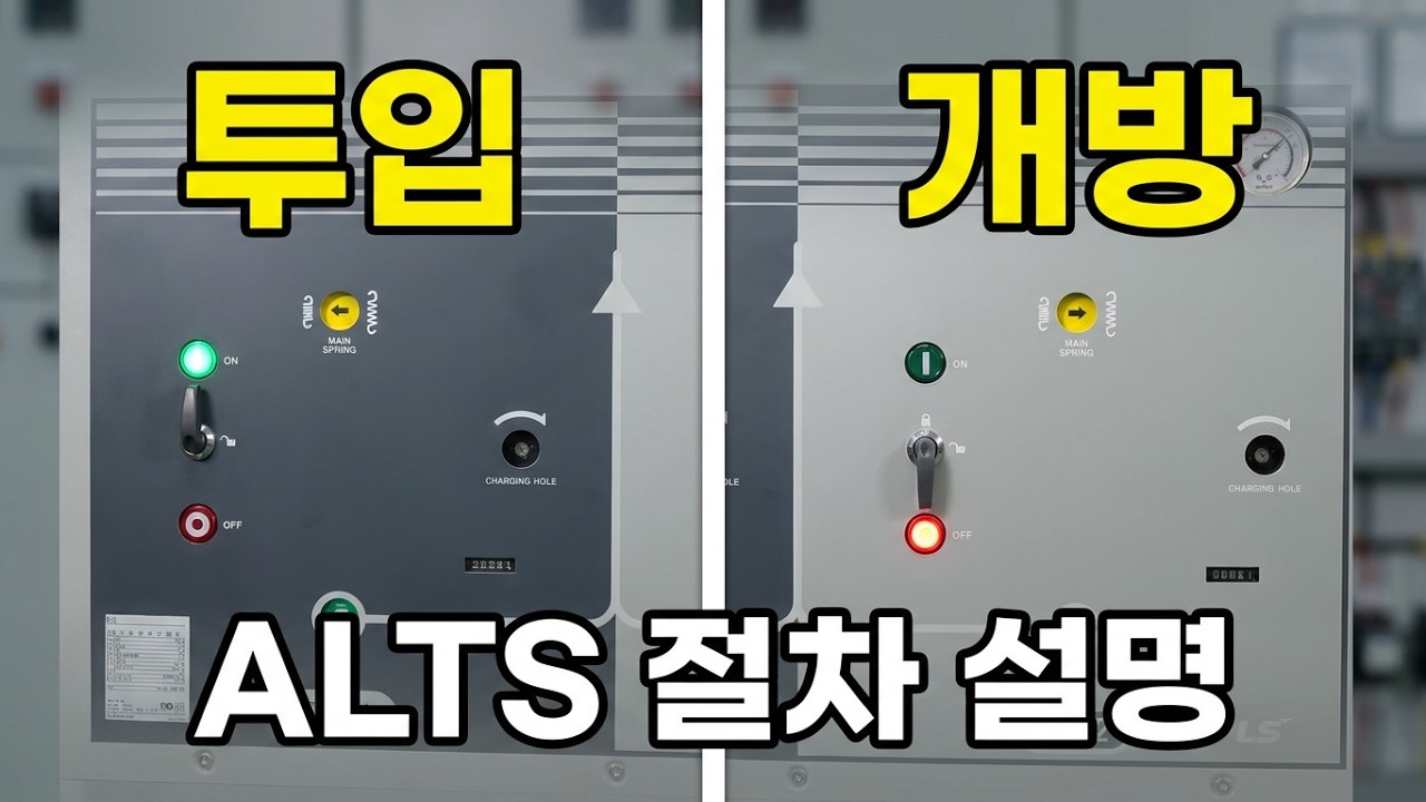LS산전 ALTS 자동수동 투입개방절차 간단 설명