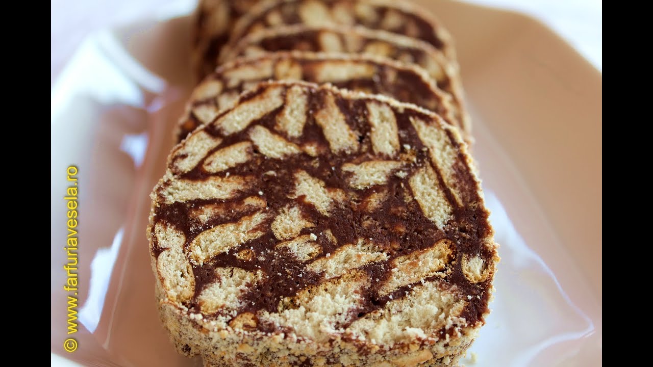 Salam de biscuiti cu ciocolata
