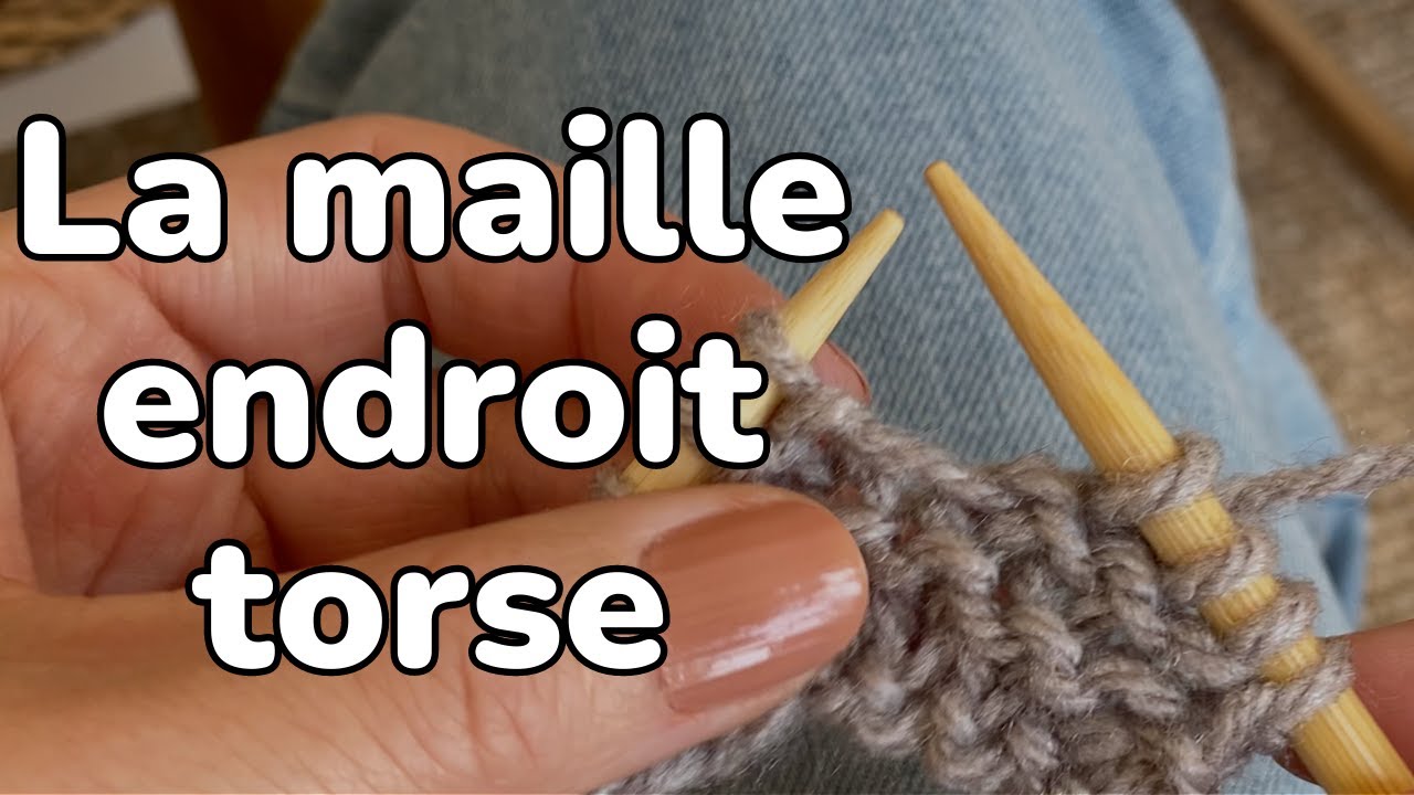 La maille endroit torse