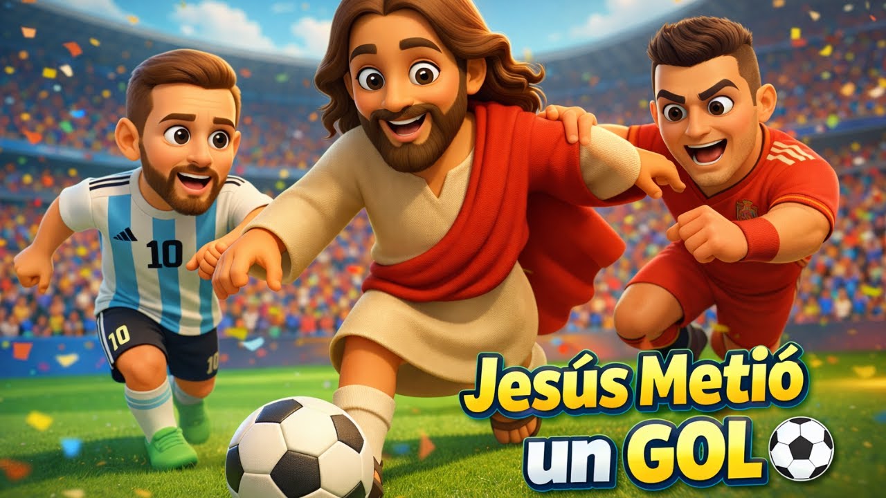 Jesús Metió un GOL ⚽ | Canción Cristiana para Niños 2026 | Música Infantil Divertida