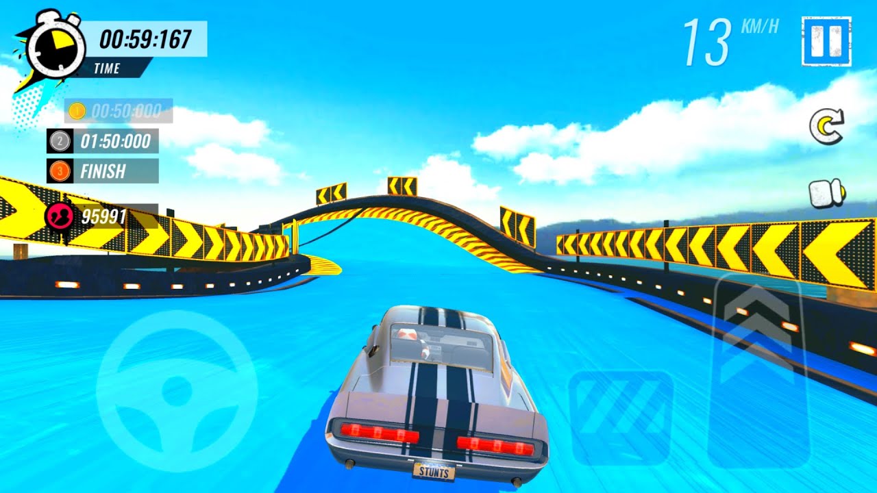 Mega Ramps Car Stunt Races - Extreme Car Driving Simulator - Android Gameplay