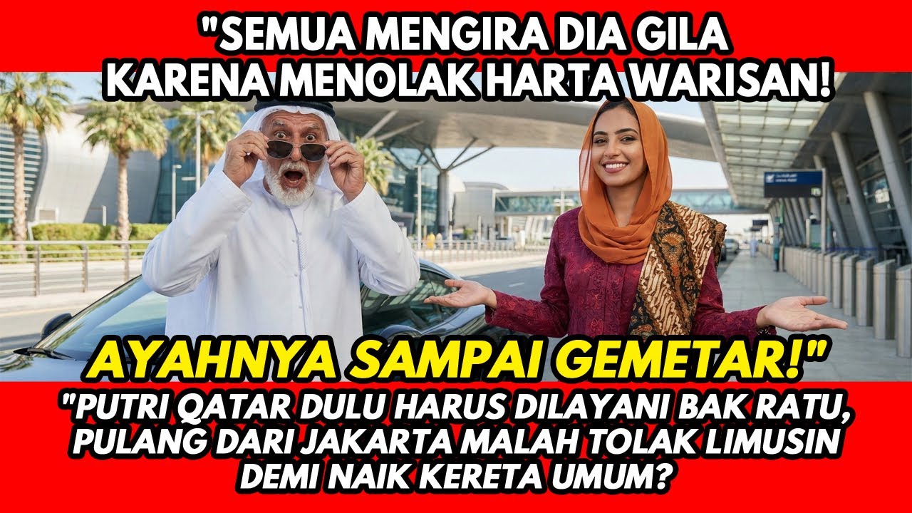 SHOCK BERAT! 3 Tahun Hidup di Indonesia, Putri Miliarder Qatar Berubah Total & Bikin Ayahnya Nangis!