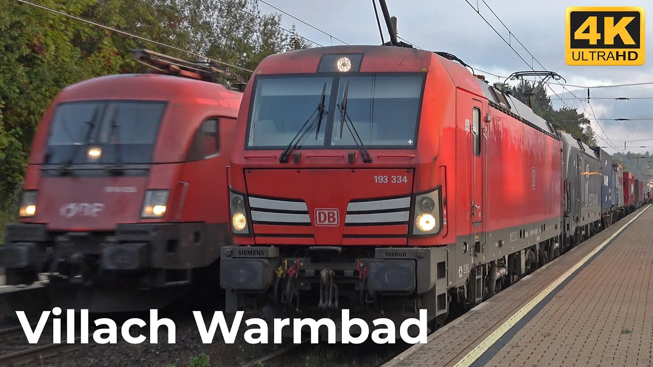 Österreichisch Züge Vlog #188 - Villach Warmbad Bahnhof 27.09.2023