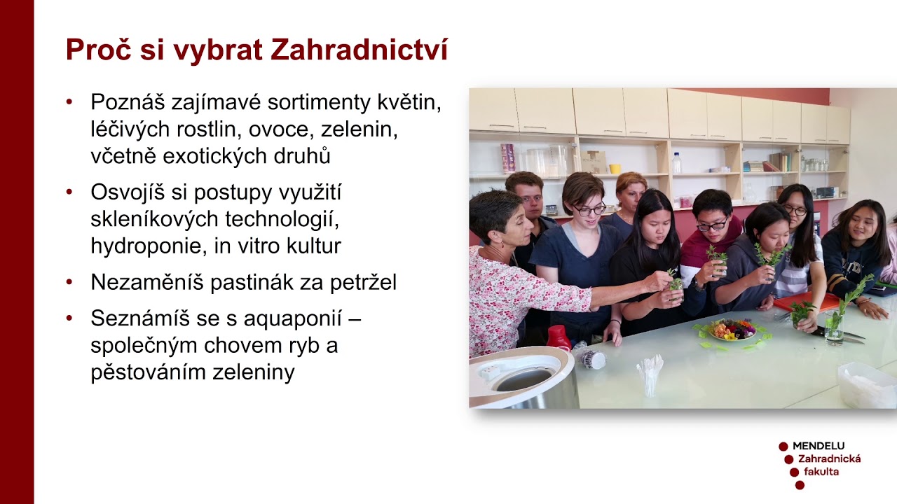 Zahradnictví | Zahradnická fakulta MENDELU
