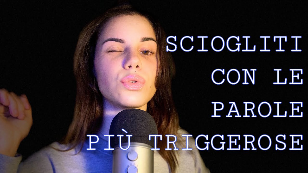 ASMR - SCIOGLITI CON PAROLE TRIGGEROSE RIPETUTE! (intense whispering - words repetition)