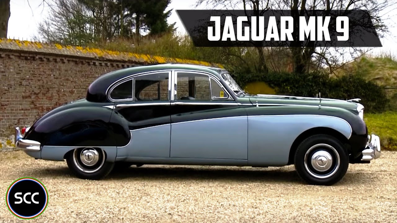 JAGUAR MK 9 / MK9 MARK IX 1958 RHD with Overdrive - Modest test drive - Engine sound | SCC TV