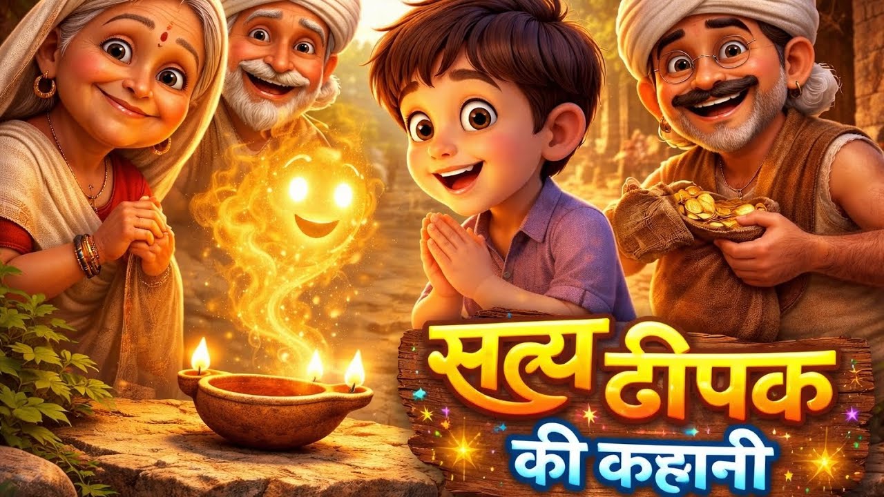 सत्य दीपक की जादुई कहानी | सच बोलने की ताकत | Hindi Moral Story 