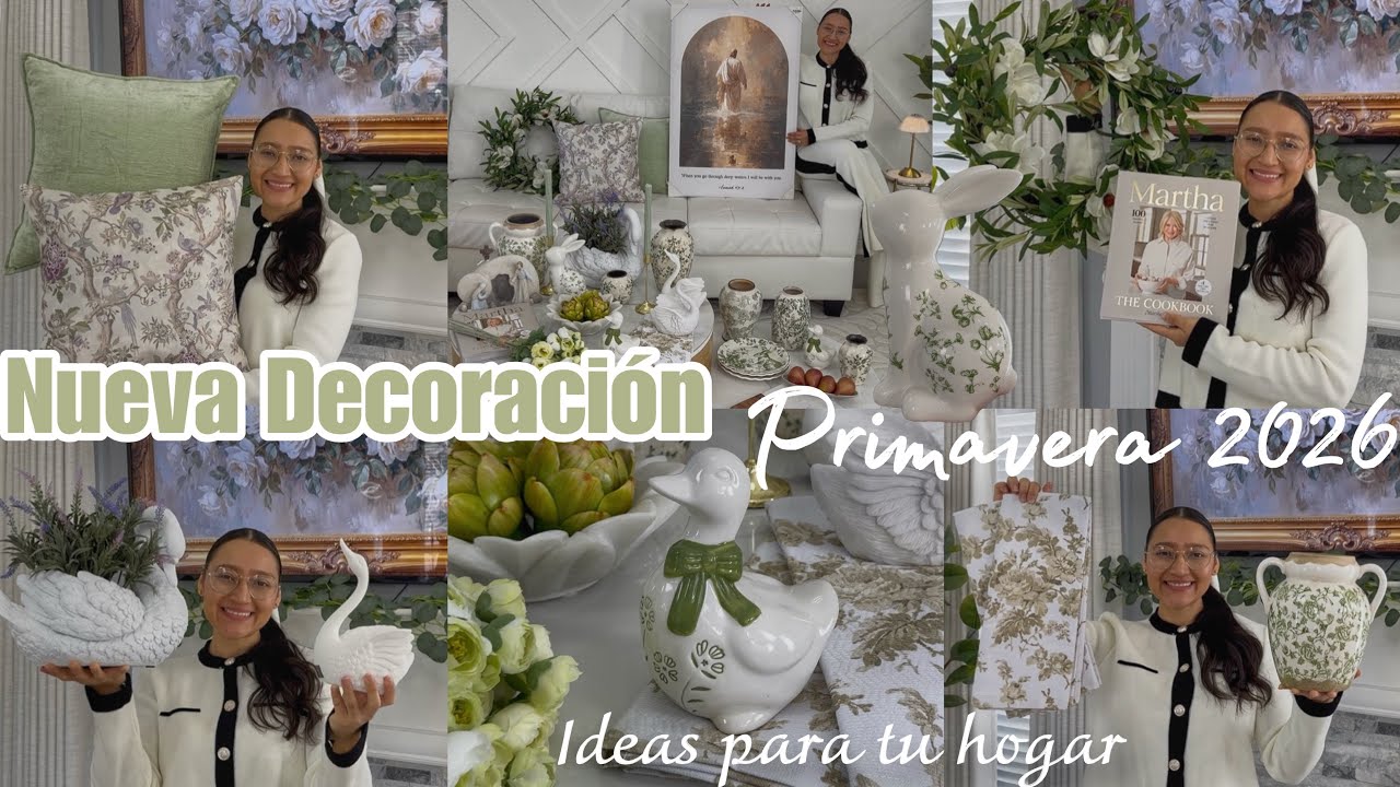 ✨🪿PRIMAVERA 2026 Nueva Decoración para mi casa SALA COCINA|NUEVO CUADRO el MÁS HERMOSO Spring decor