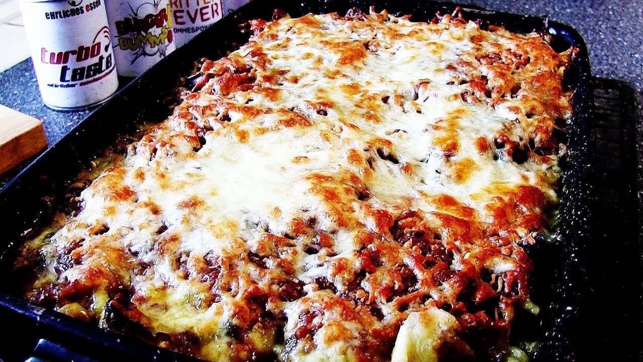 REZEPT: SCHNITZEL CHAMPIGNON NUDEL AUFLAUF - schnell und einfach selber machen!