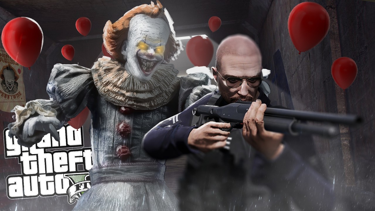 I Became PENNYWISE in GTA 5 RP!
