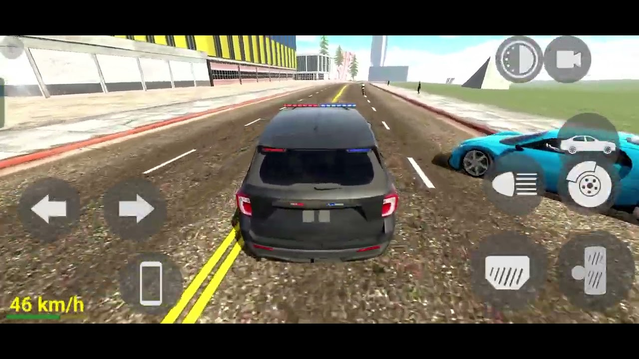 Halk car police' ka chalate hue trending video viral Indian bike 3D game 