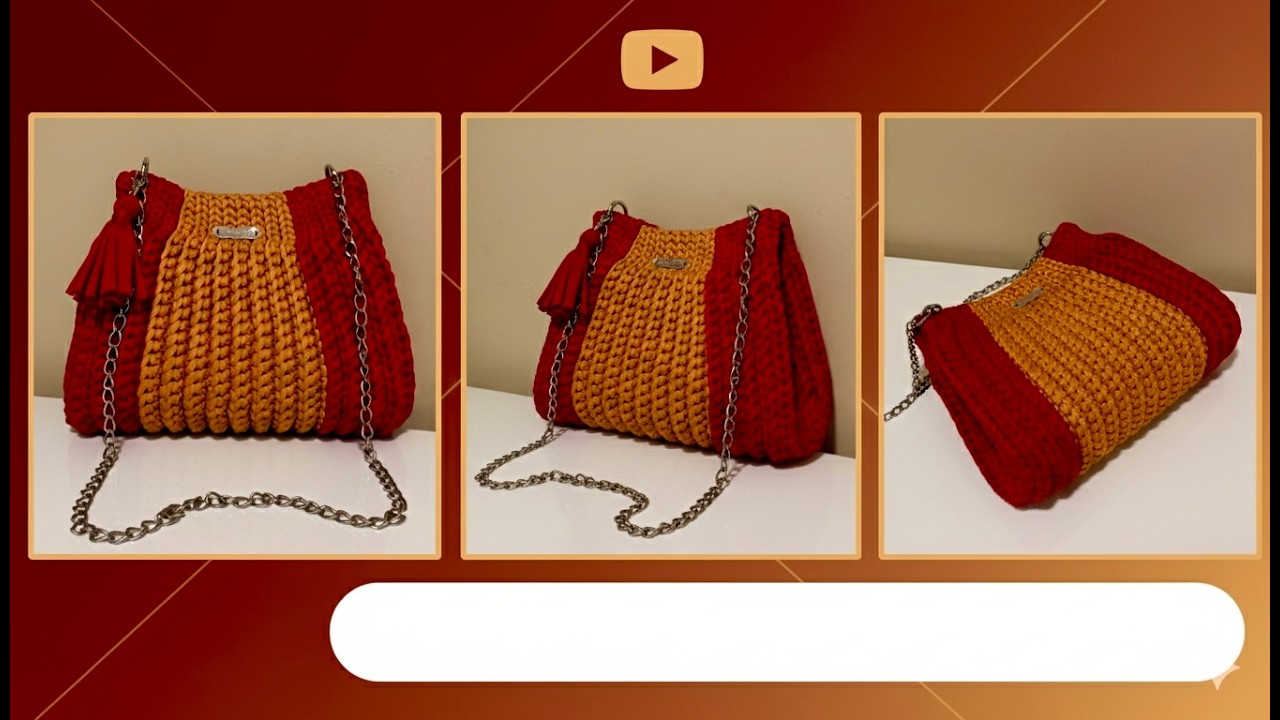 PASO A PASO PARA TEJER BOLSO DE TRAPILLO A CROCHET