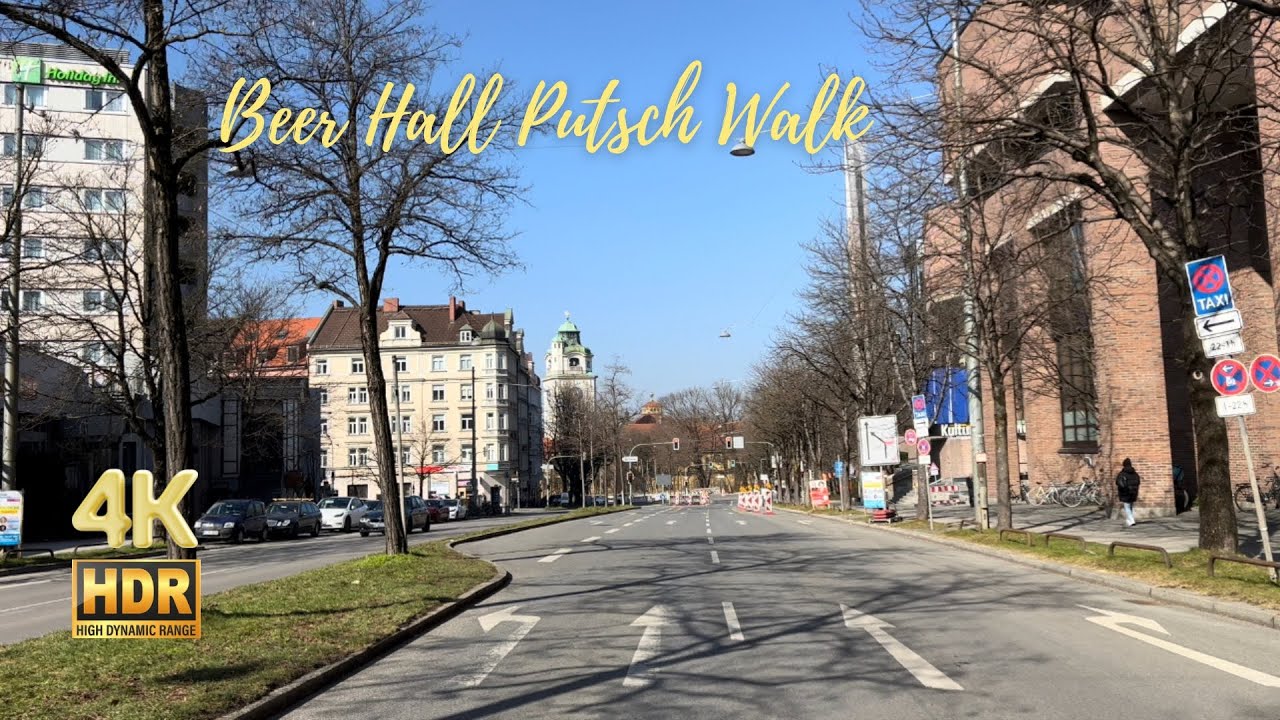 Walking Hitler's Beer Hall Putsch - Munich, Germany - 4K HDR