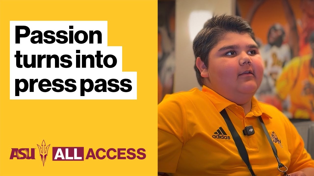 ASU All Access: Молодая начинающая спортивная журналистка осуществила свою мечту, работая с женск...