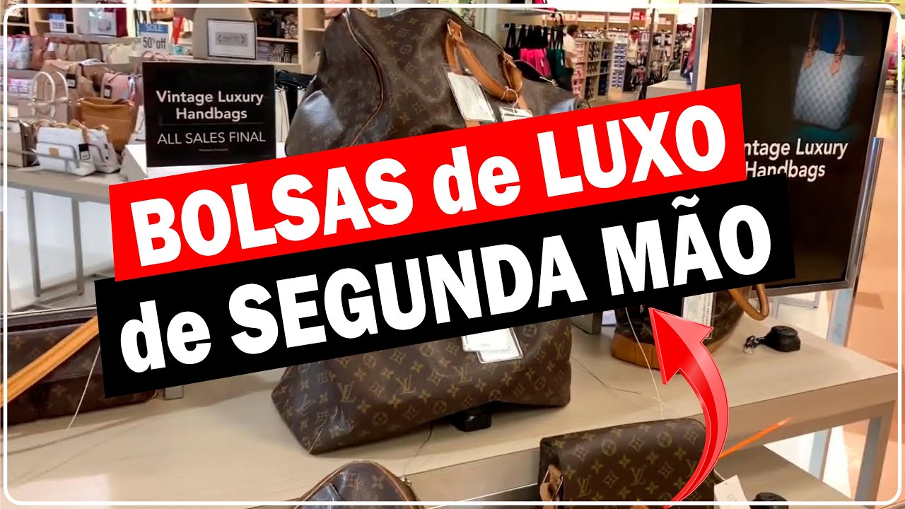 BOLSAS LOUIS VUITTON e GUCCI vende no BRECHÓ nos ESTADOS UNIDOS? BOLSAS com PREÇOS em ORLANDO