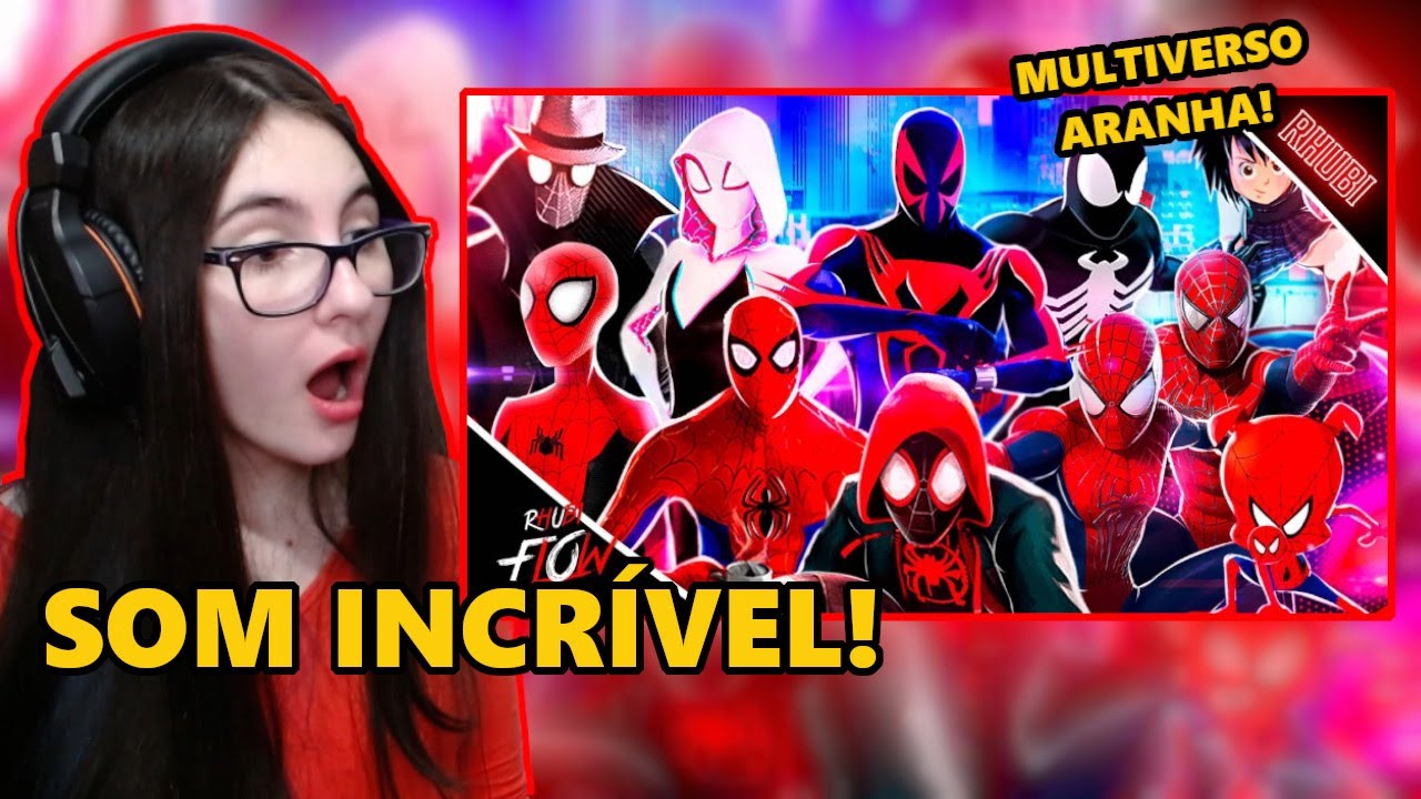 REACT Aranha-Verso (Multiverso Homem Aranha) | RhubiFlow