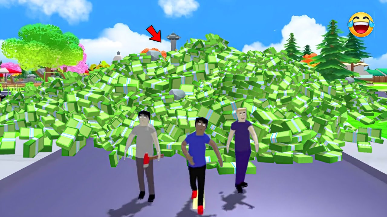 ALL SECRET MONEY PLACES LOCATION | Dude Theft Wars