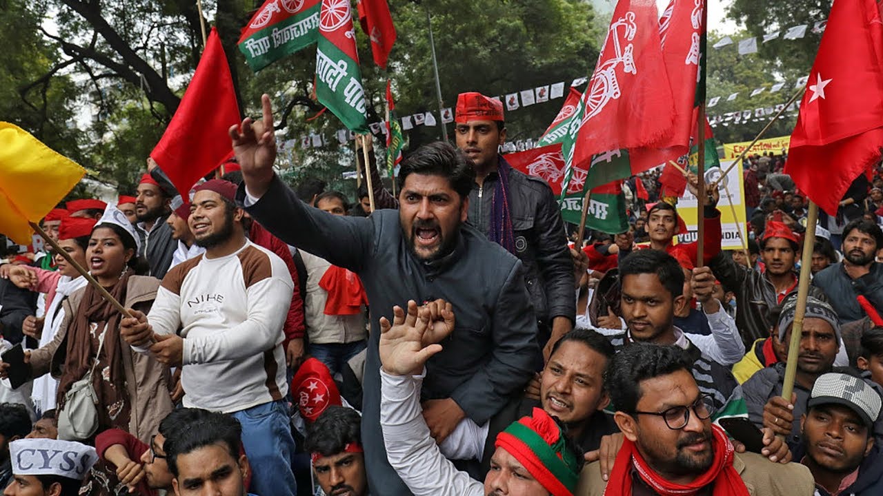 Indian students take to streets demanding brighter future