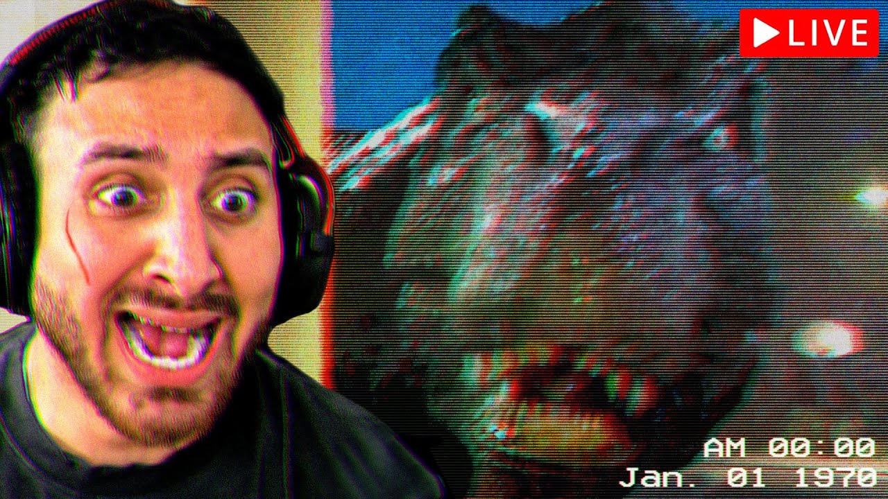 Dinosaurs + Analog Horror is Nightmare Fuel