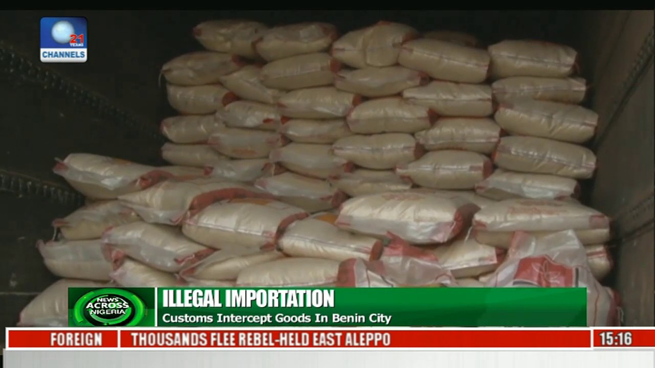 Customs Intercept Goods In Benin City