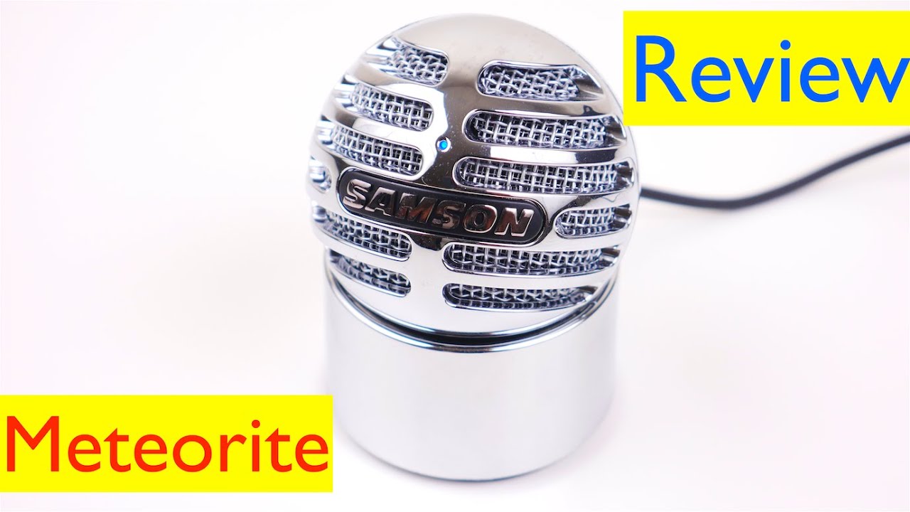 Samson Meteorite Review and Test - USB Condenser Microphone