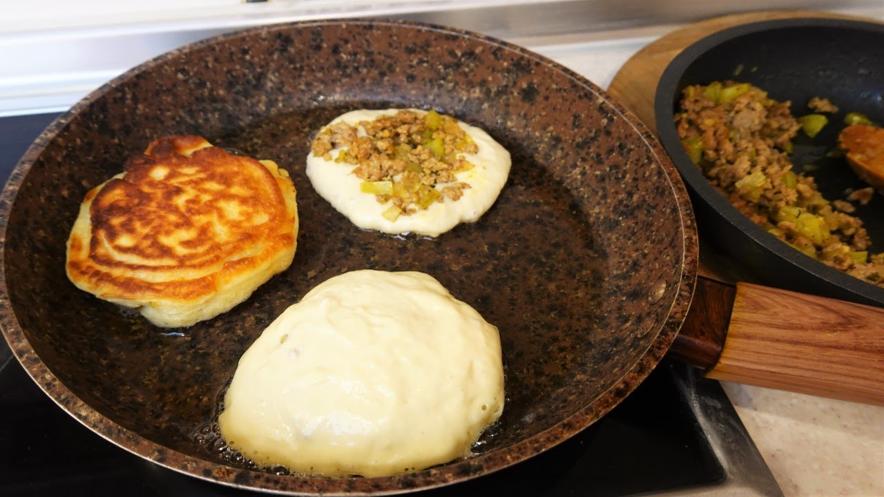So Good that Nothing Remains on the Table ! Salted Pancakes Stuffed with Minced Meat !  Easyvideo