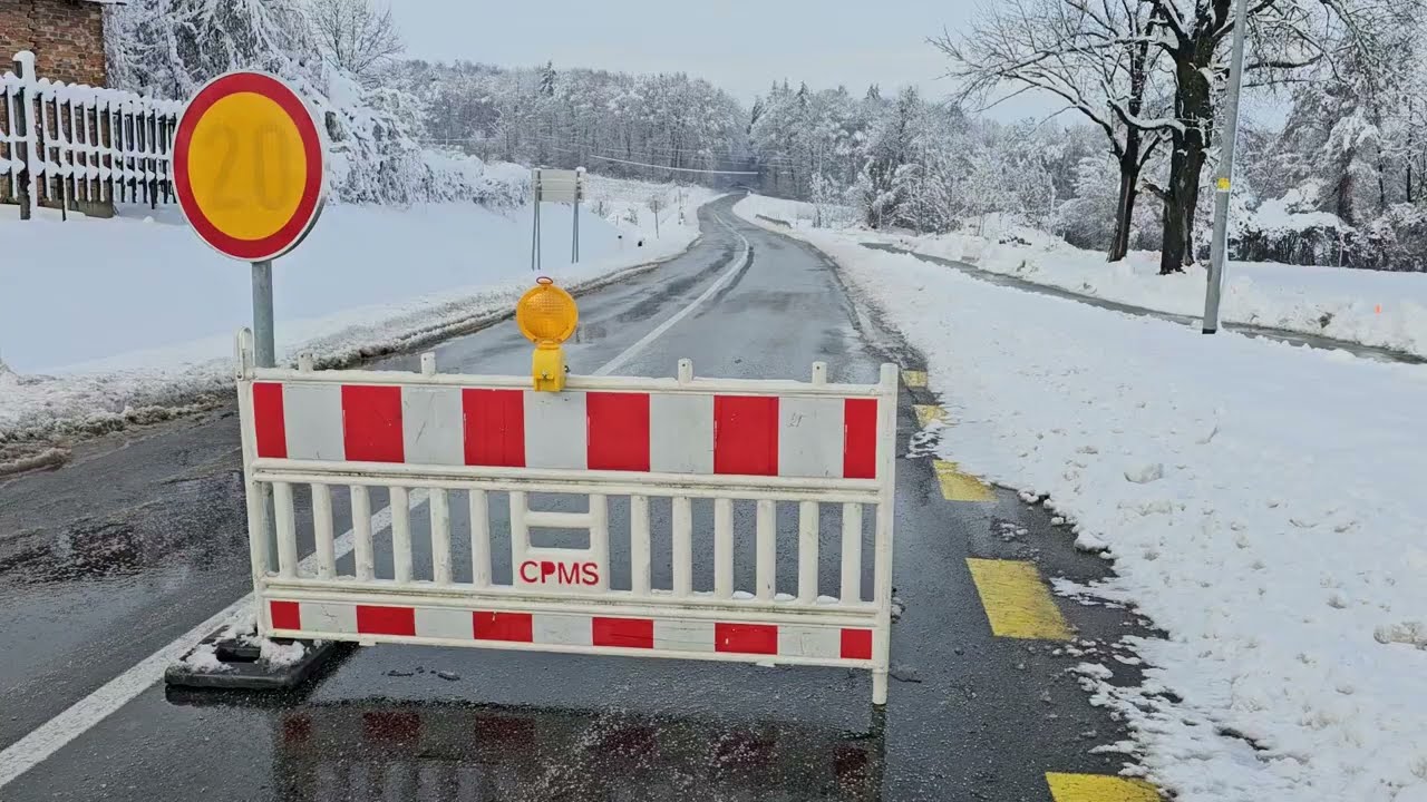 Zaprta cesta Radomerje - Žerovinci