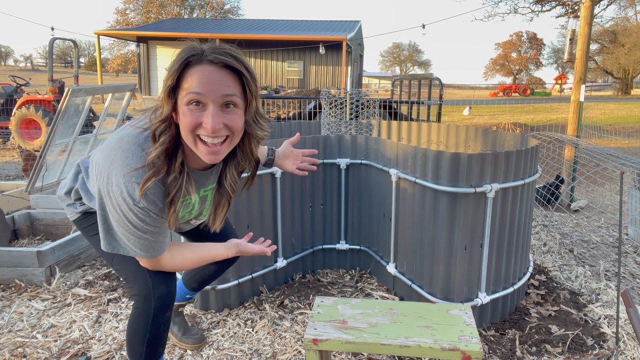 Have you heard of a keyhole garden?...VLOG