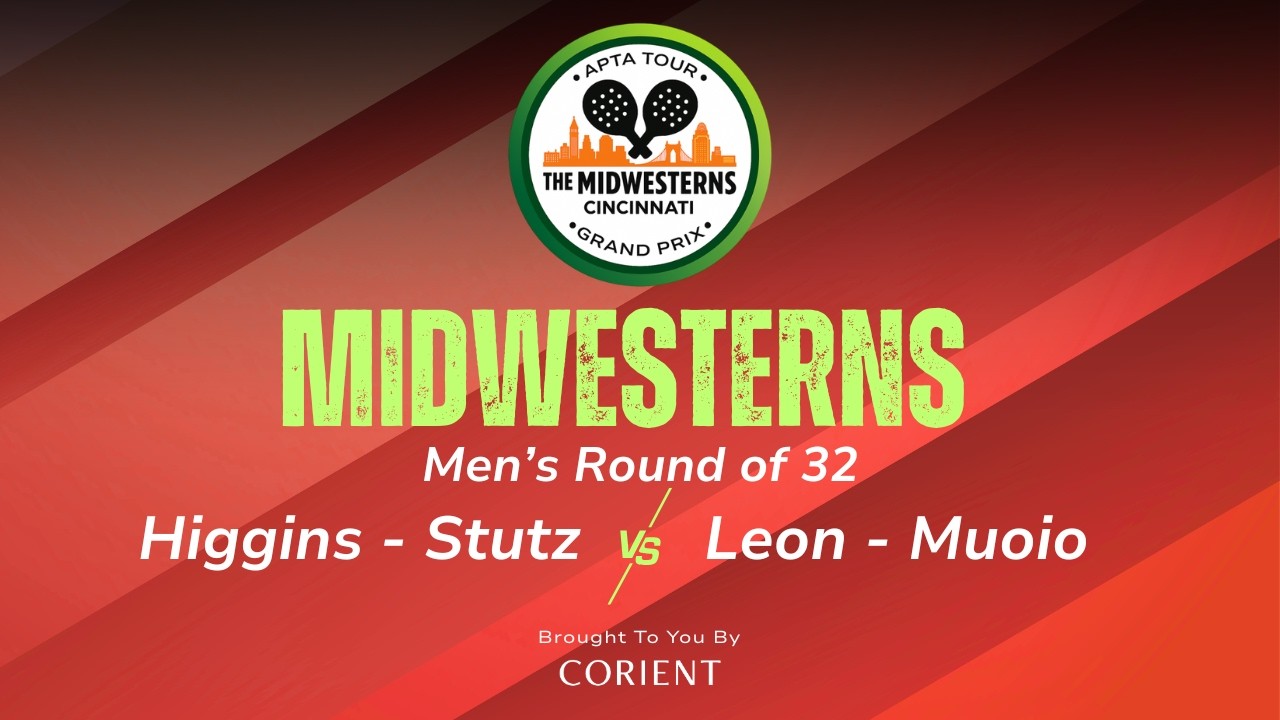 2026 Midwesterns - Men's Rd of 32 - Higgins/Stutz vs. Leon/Muoio