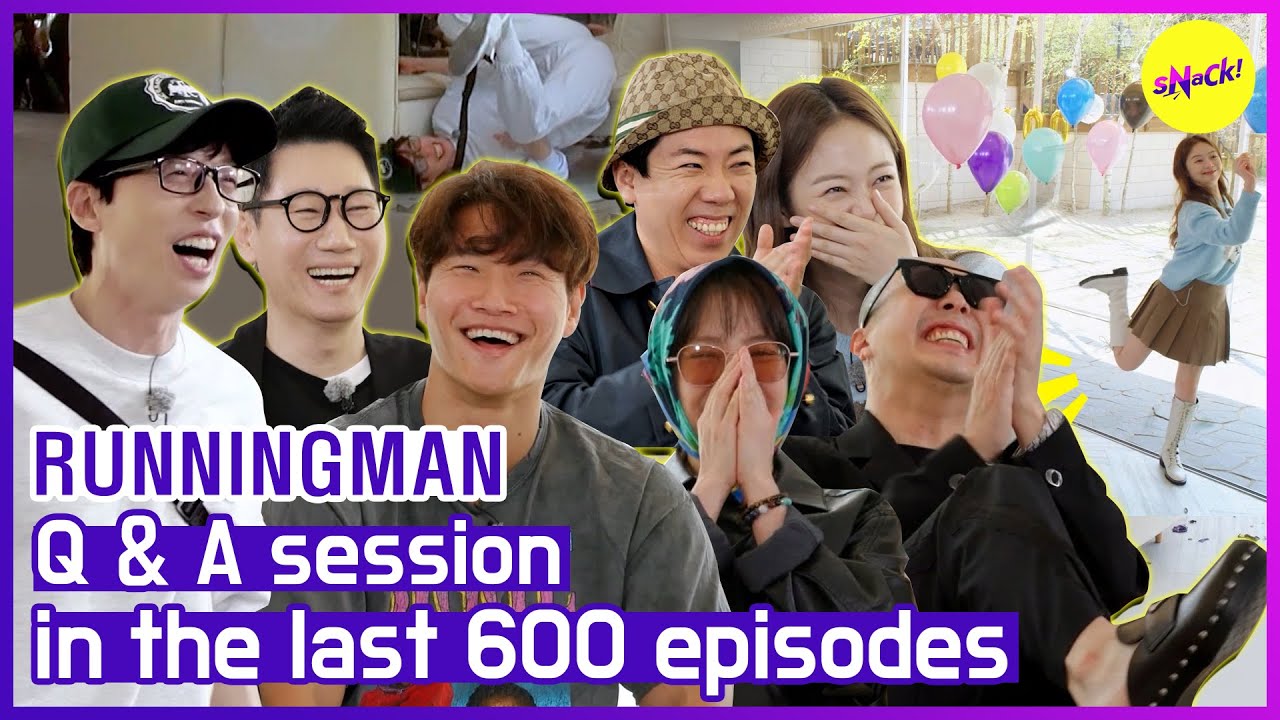 [ГОРЯЧИЕ КЛИПЫ] [RUNNINGMAN] Сессия вопросов и ответов в последних 600 эпизодах (ENGSUB)