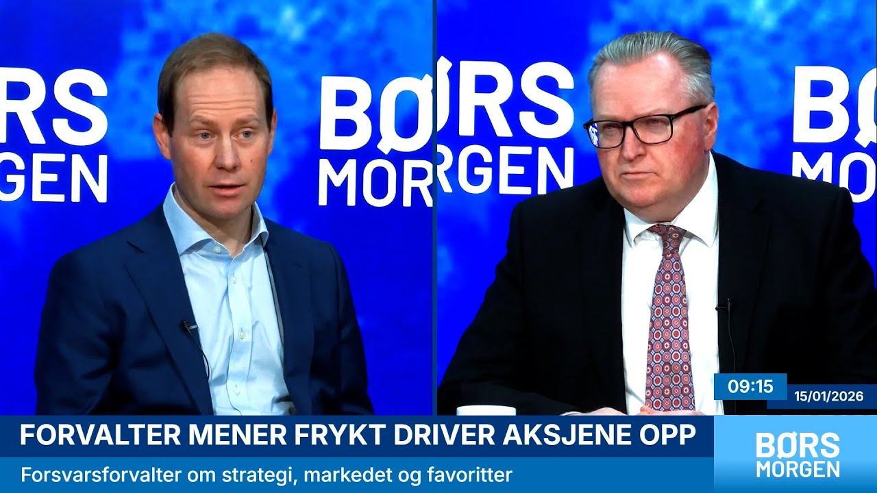 Forsvarsforvalter om strategi, markedet og favoritter
