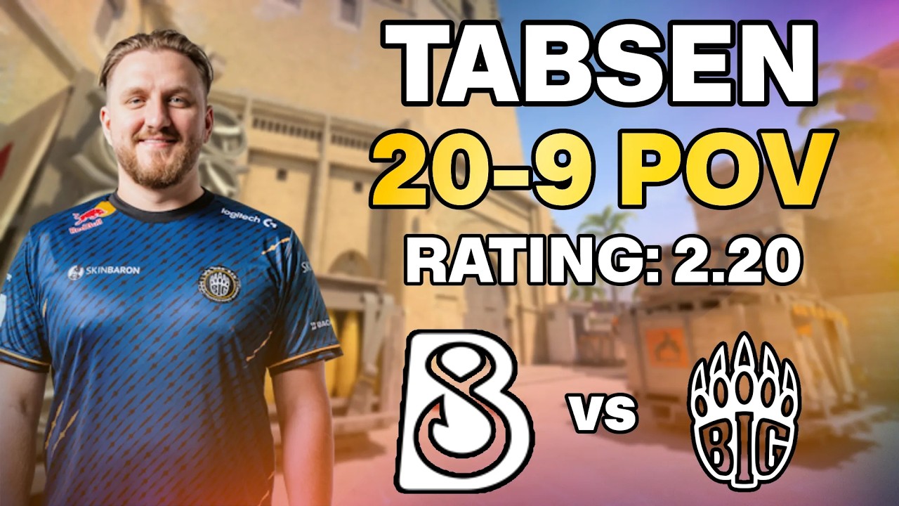 💥 TABSEN POV: MIRAGE DESTRUCTION vs B8! | MESA Nomadic Masters Spring 2025 | CS2