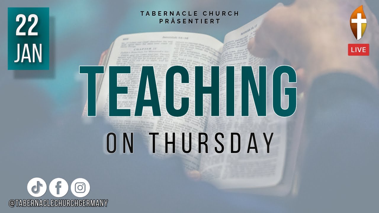 Empowering and Inspiring Biblical Teaching in the Evening in Mannheim – January 22, 2026 LIVE