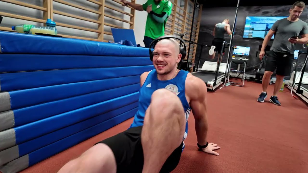 Z życia kadry: Trening w sali hipoksji