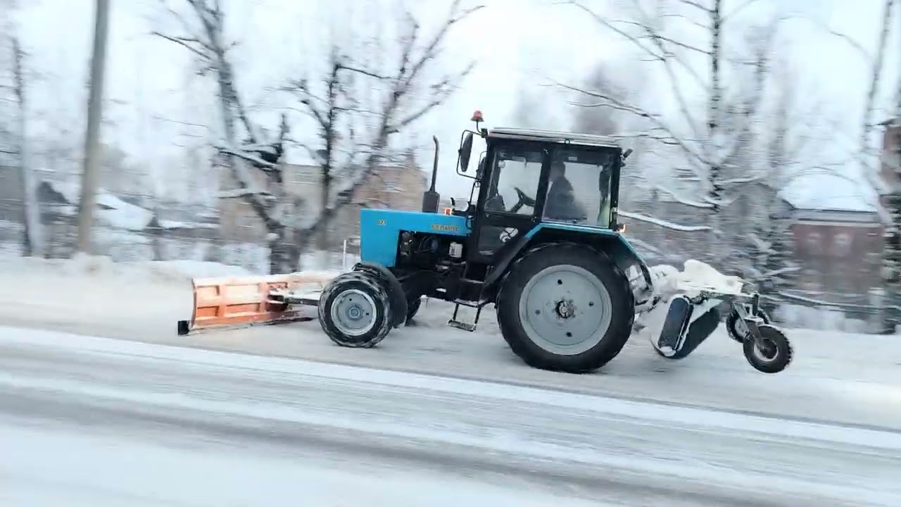 Очистка дорог от снега 260 часть
