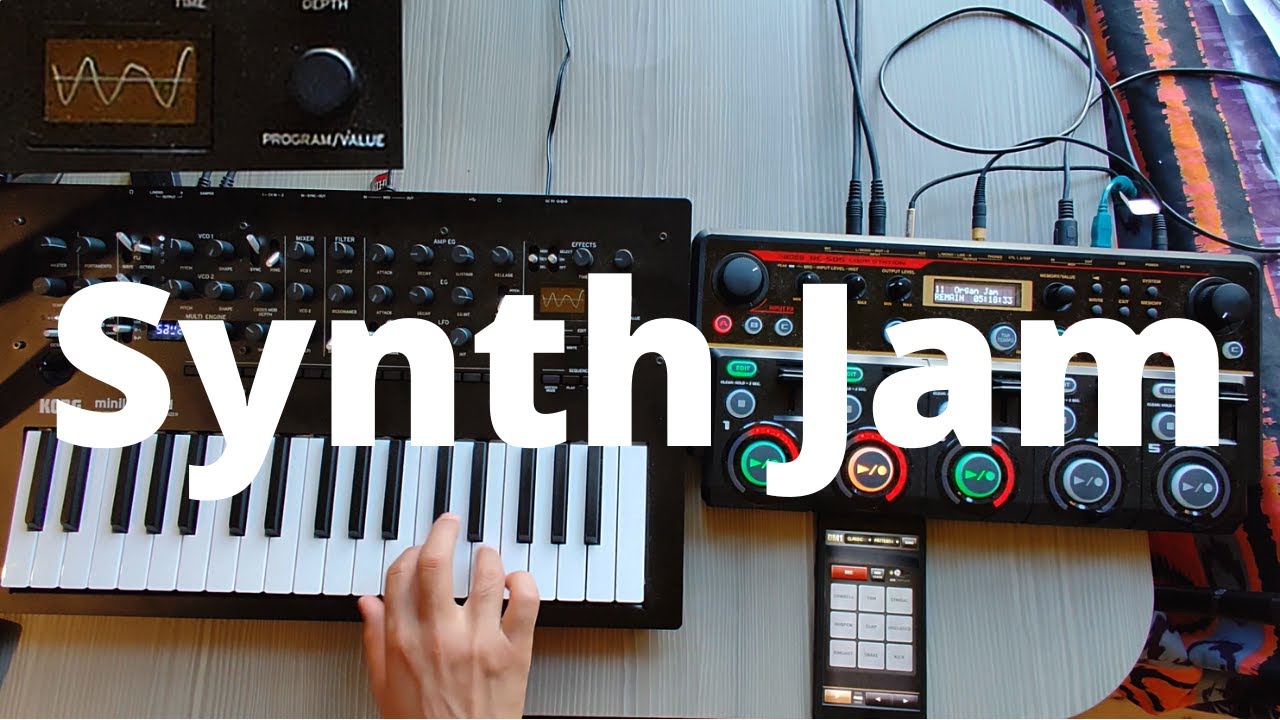 Minilogue xd and BOSS RC-505: From humming to jamming