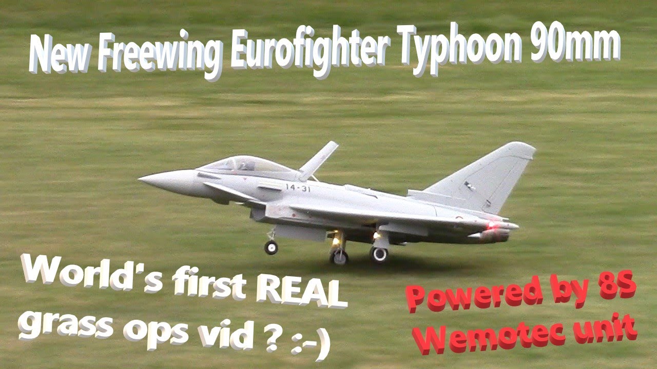 🌟 New Freewing Eurofighter Typhoon 90mm grass ops 🌟