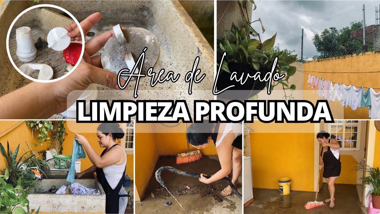 LIMPIEZA PROFUNDA‼️ & Cambios en el área de Lavado 🧼 ya quedo Mi lavadora 🙏🏻 La lluvia no deja 🥹