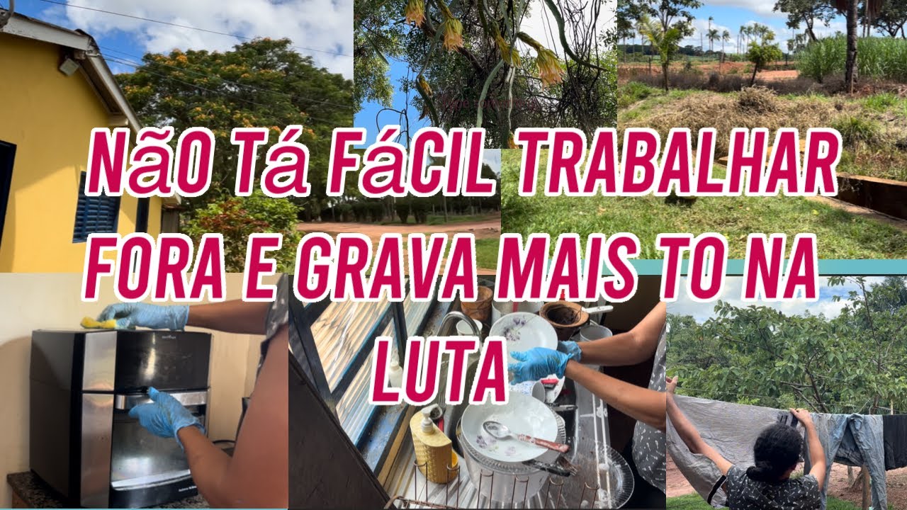 Tá difícil de gravar vídeo estou muito ocupada mais gravei-um pouco da minha rotina pra vcs