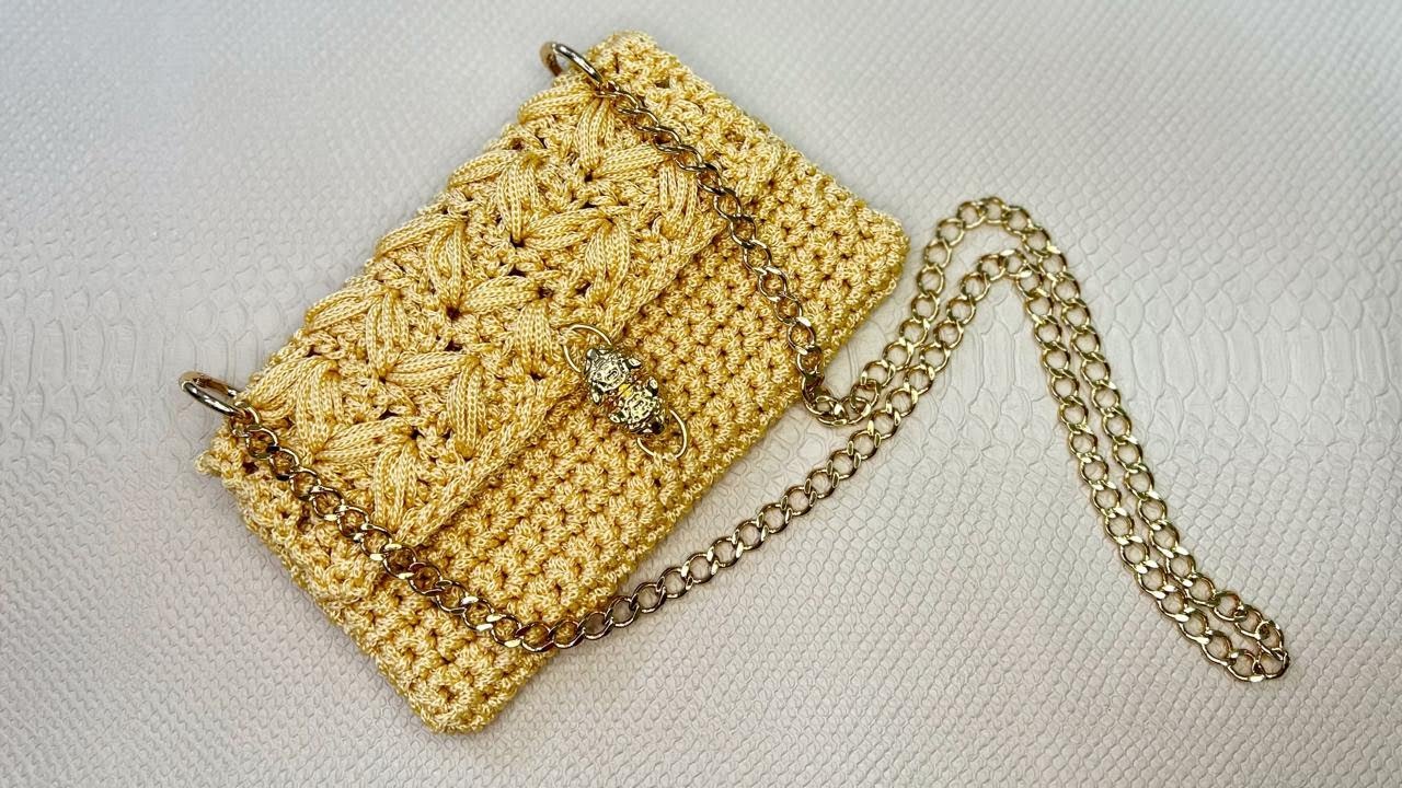 BOLSA de CROCHÊ com FIO NÁUTICO