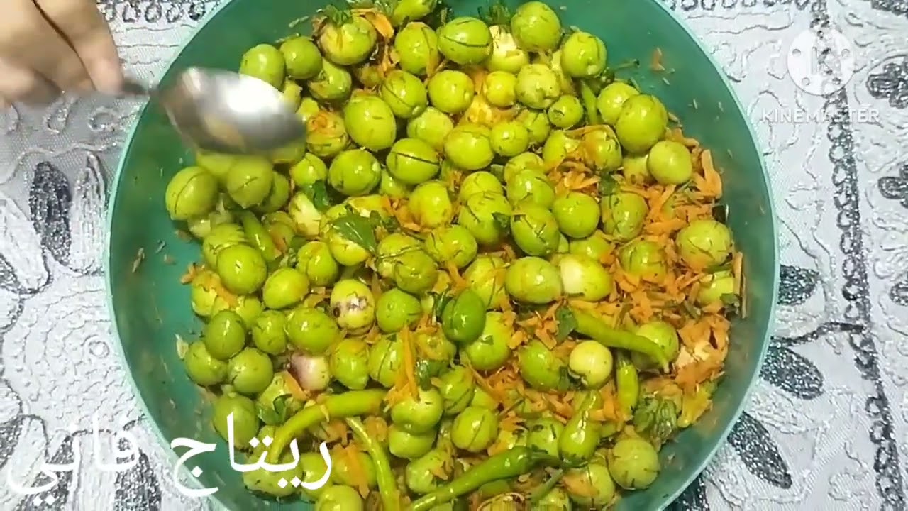 الزيتون المخلل علي طريقة اختي