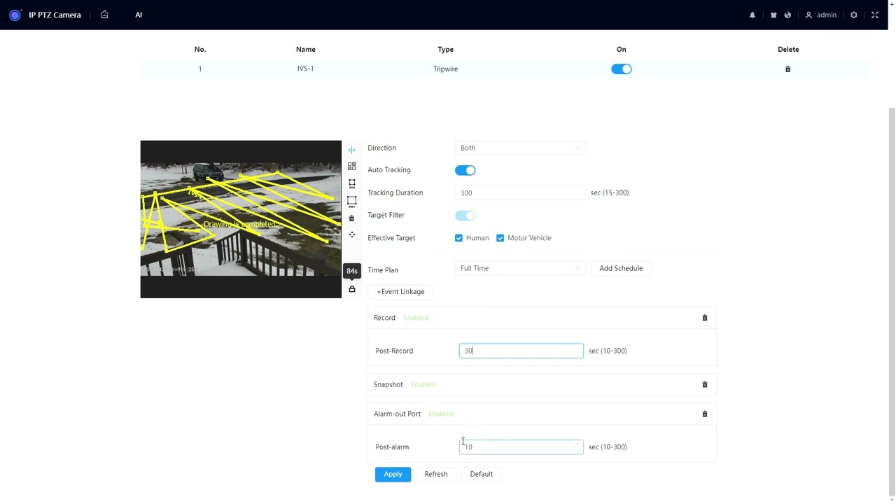 Set Auto Tracking Web 5.0